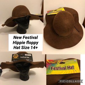 New Festival Floppy Hippie Hat  Size 14+ Cosplay –